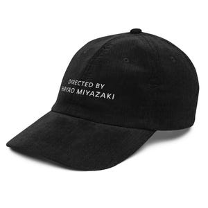 Hayao Miyazaki Corduroy Hat | Director Cap | Cinephile Gift | Arthouse film lover