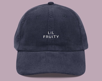 Lil Fruity Corduroy Hat | LGBTQ+ Pride Baseball Cap | Queer Clothing
