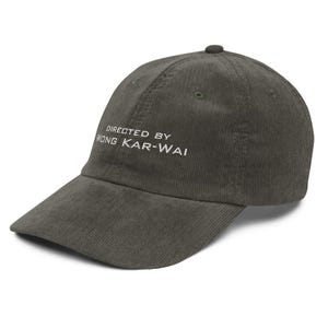 Kar-Wai Wong Corduroy Hat | Director Cap | Cinephile Gift | Arthouse lover | A24