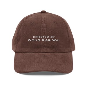 Kar-Wai Wong Corduroy Hat | Director Cap | Cinephile Gift | Arthouse lover | A24