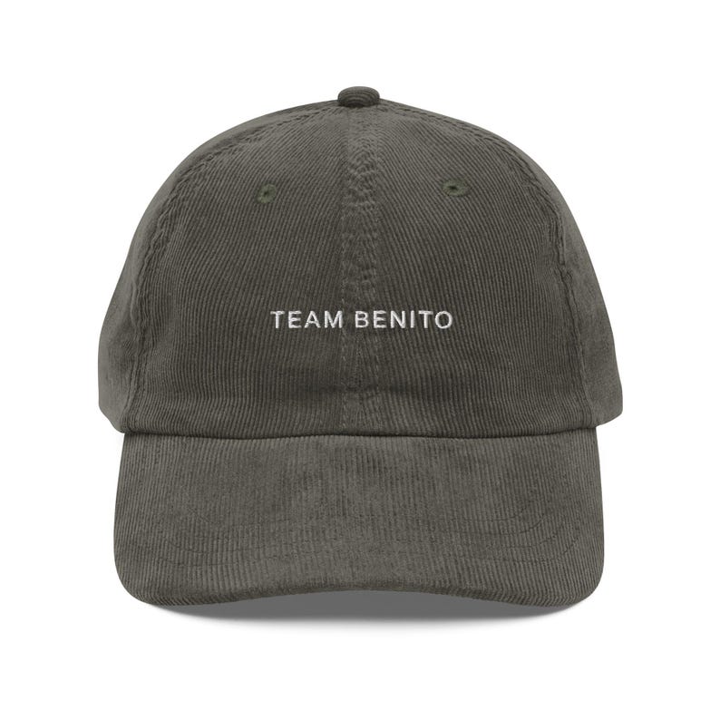 Team Benito Embroiderd Corduroy Hat