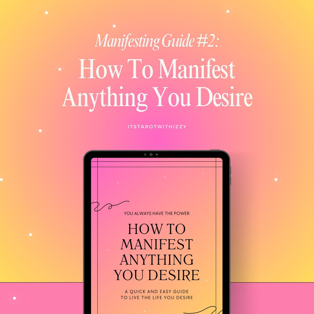 Manifest Anything You Desire Guide 2 Money Manifestation