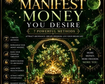 Money Manifestation Guide | 7 Powerful Wealth Methods (Digital Download)