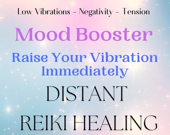 Raise Your Vibration Expansive Mood Booster Distant Reiki Healing Session - Certified Reiki Master - Powerful Energy Healer