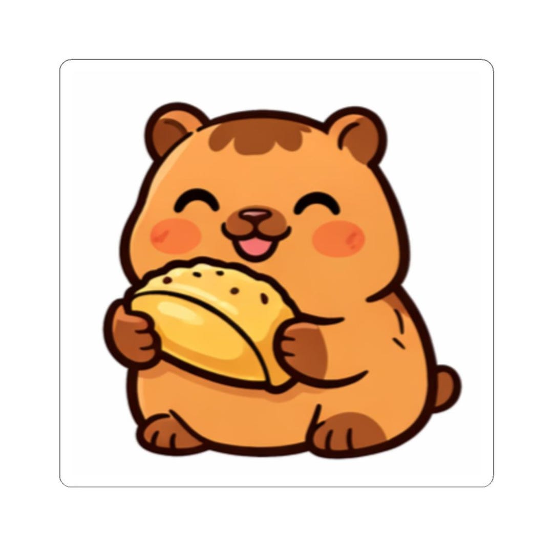 cute-capybara-eating-dumpling-sticker-etsy