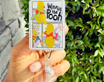Classic Honey Bear Inspired ID Badge Reel