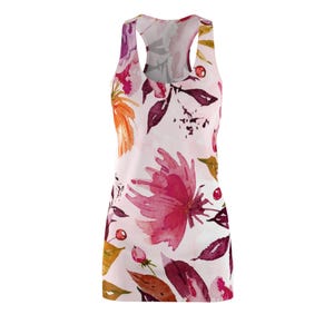 Women&#39;s Cut & Sew Racerback Dress (AOP) dress dresses floral dress pink dress womens dress women dresses summer summer dress dress cutewomen