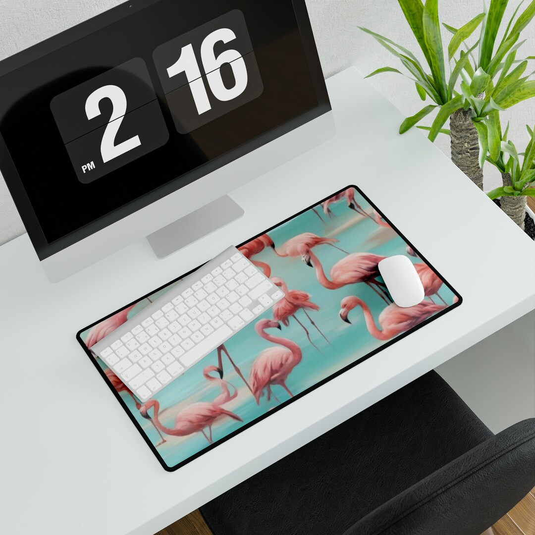 Flamingo Computer Case Flamingo Desk Mats, Computer Accessories, Mouse Pads, Flamingo Theme ...