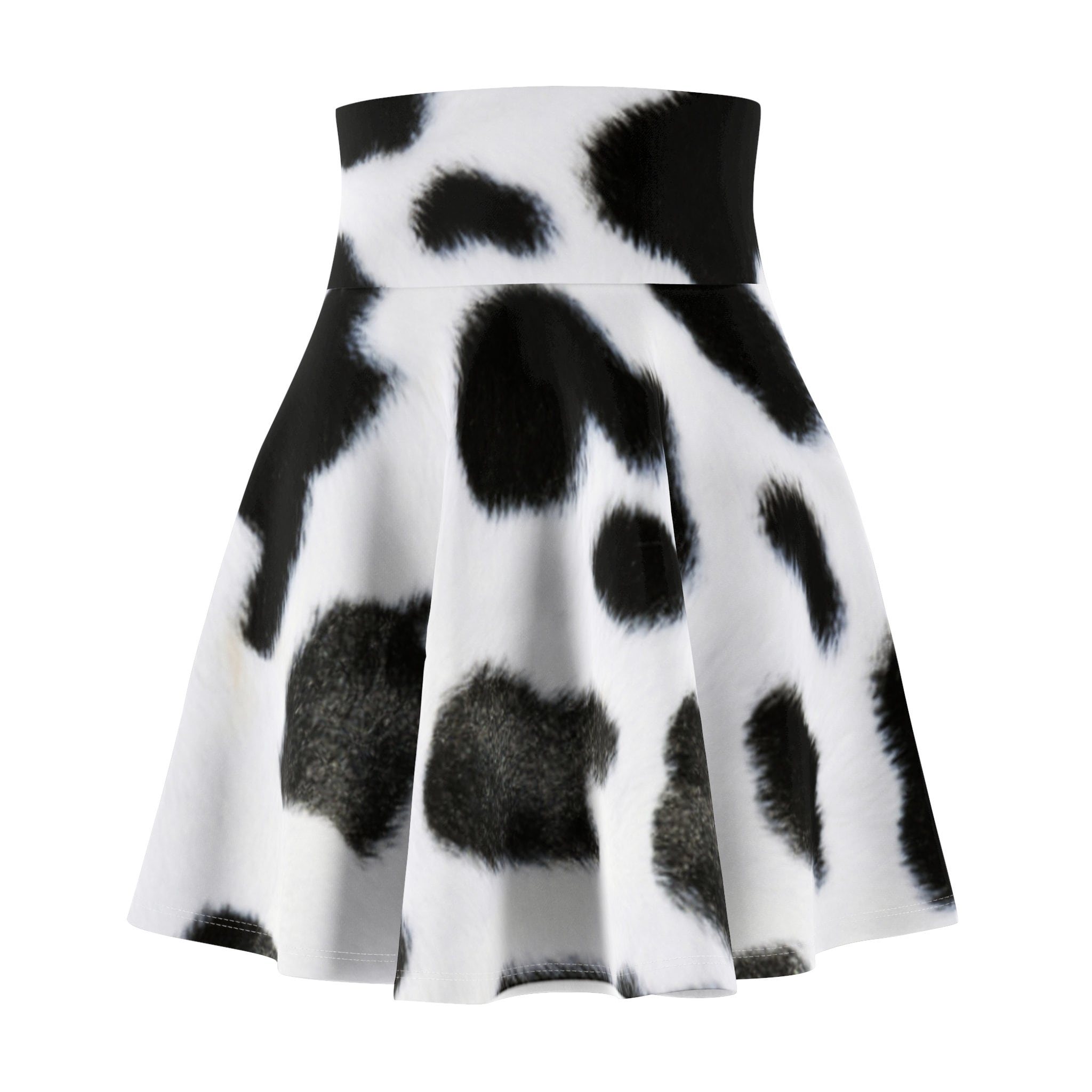 Cow Skin Skater Skirt, Women's Skater Skirt