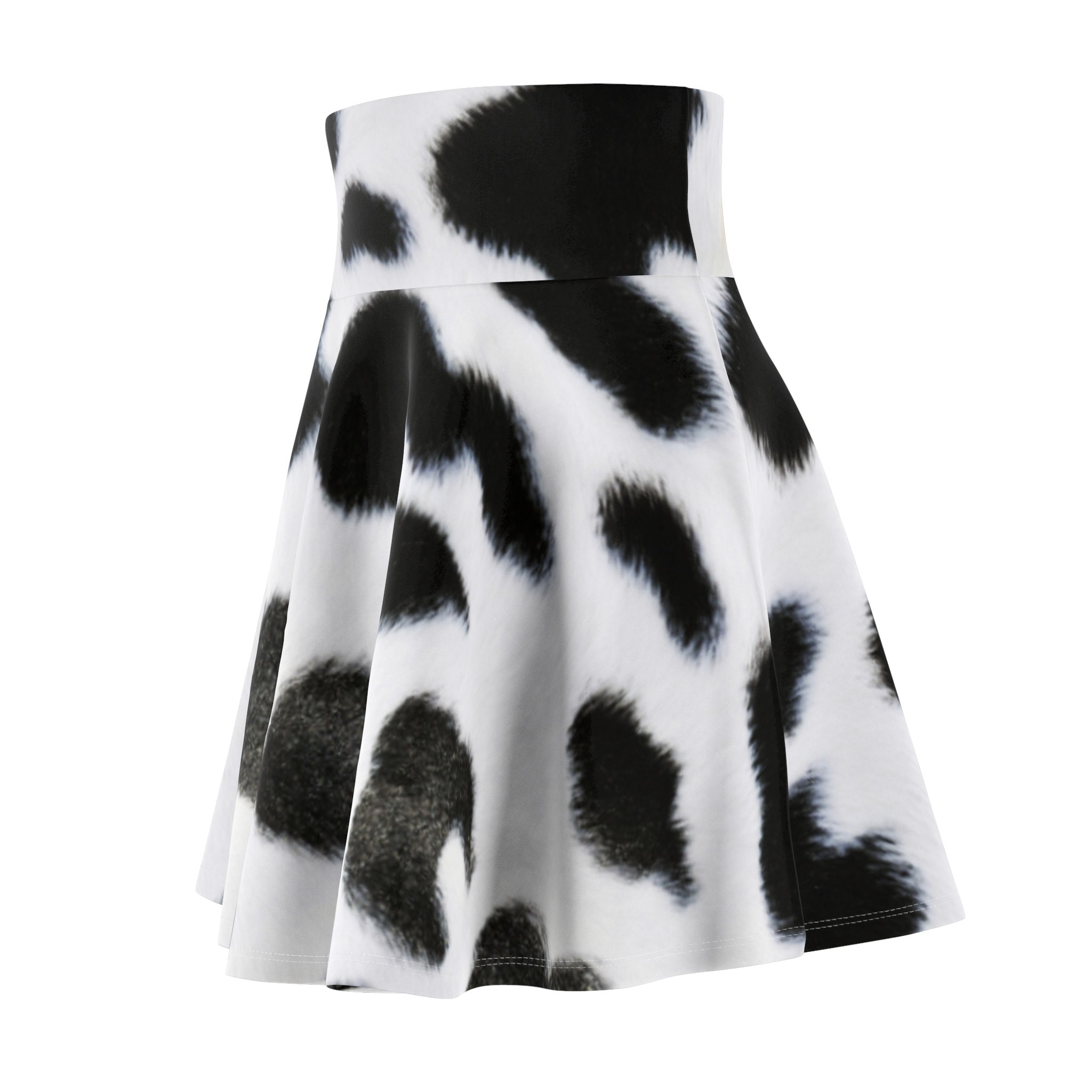 Cow Skin Skater Skirt, Women's Skater Skirt