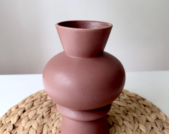 Vintage Terracotta Ceramic Vase
