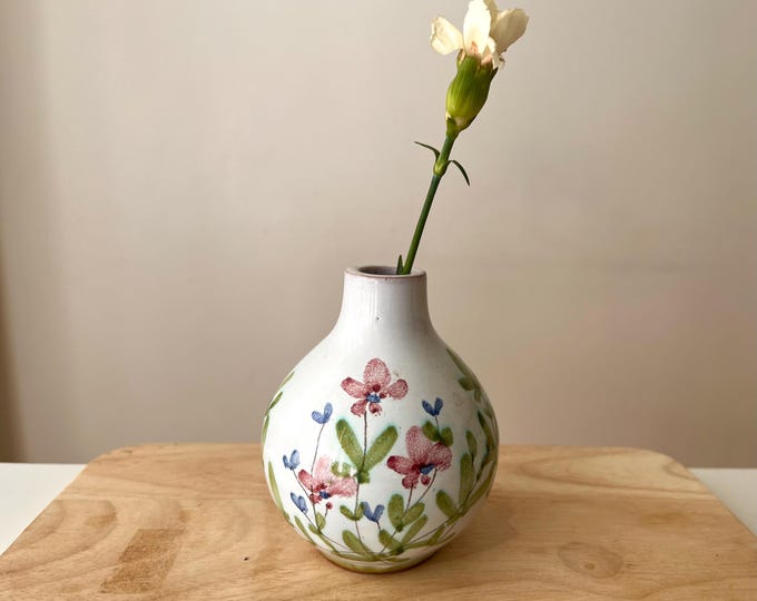 Laholm Ceramic vase, Vintage, Made in Sweden