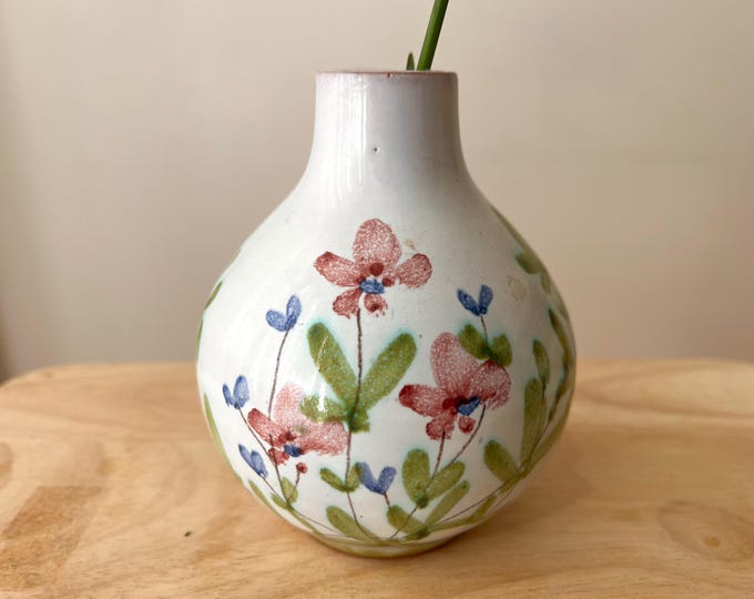 Laholm Ceramic vase, Vintage, Made in Sweden