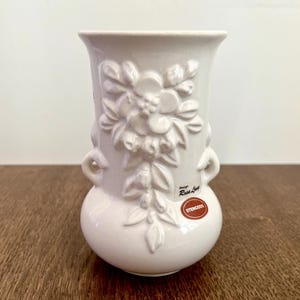 Rosa Ljung Vintage Stoneware Vase, Swedish Ceramic. Scandinavian Design