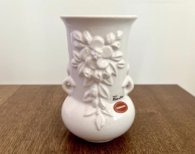 Rosa Ljung Vintage Stoneware Vase, Swedish Ceramic. Scandinavian Design