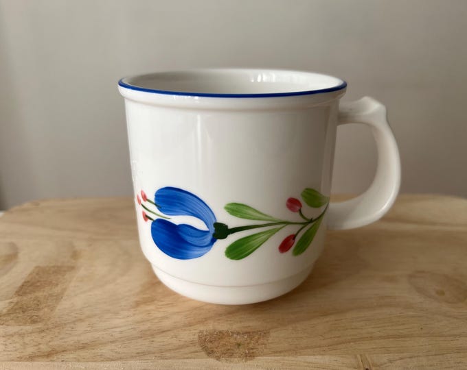 Rörstrand Sweden BLANCHE mug, Design Karin Björquist, handpainted, vintage