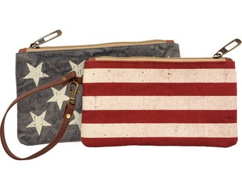 Stars Stripes Wristlet