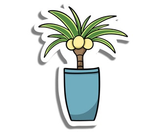 Alolan Exeggutor Plant Sticker