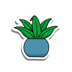 Oddish Plant Sticker