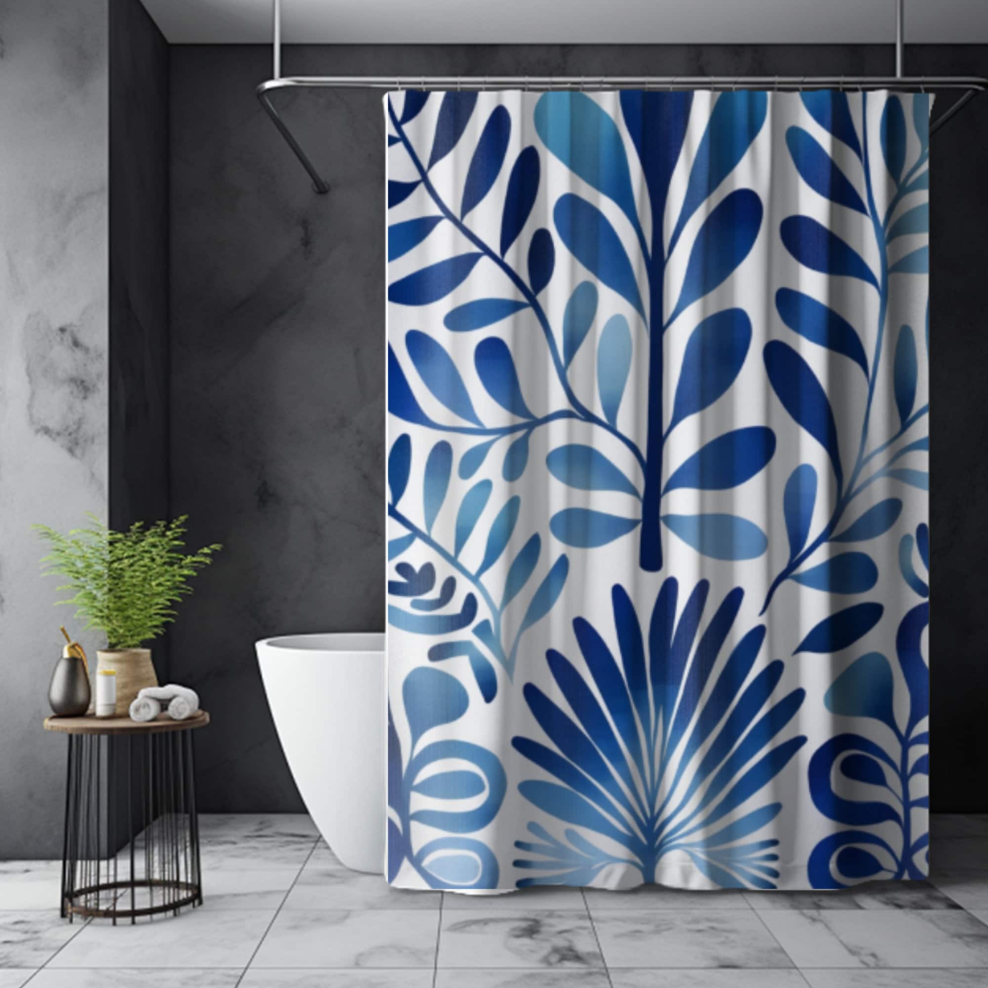 Midcentury Modern Shower Curtain, Aesthetic Shower Curtain, Shower
