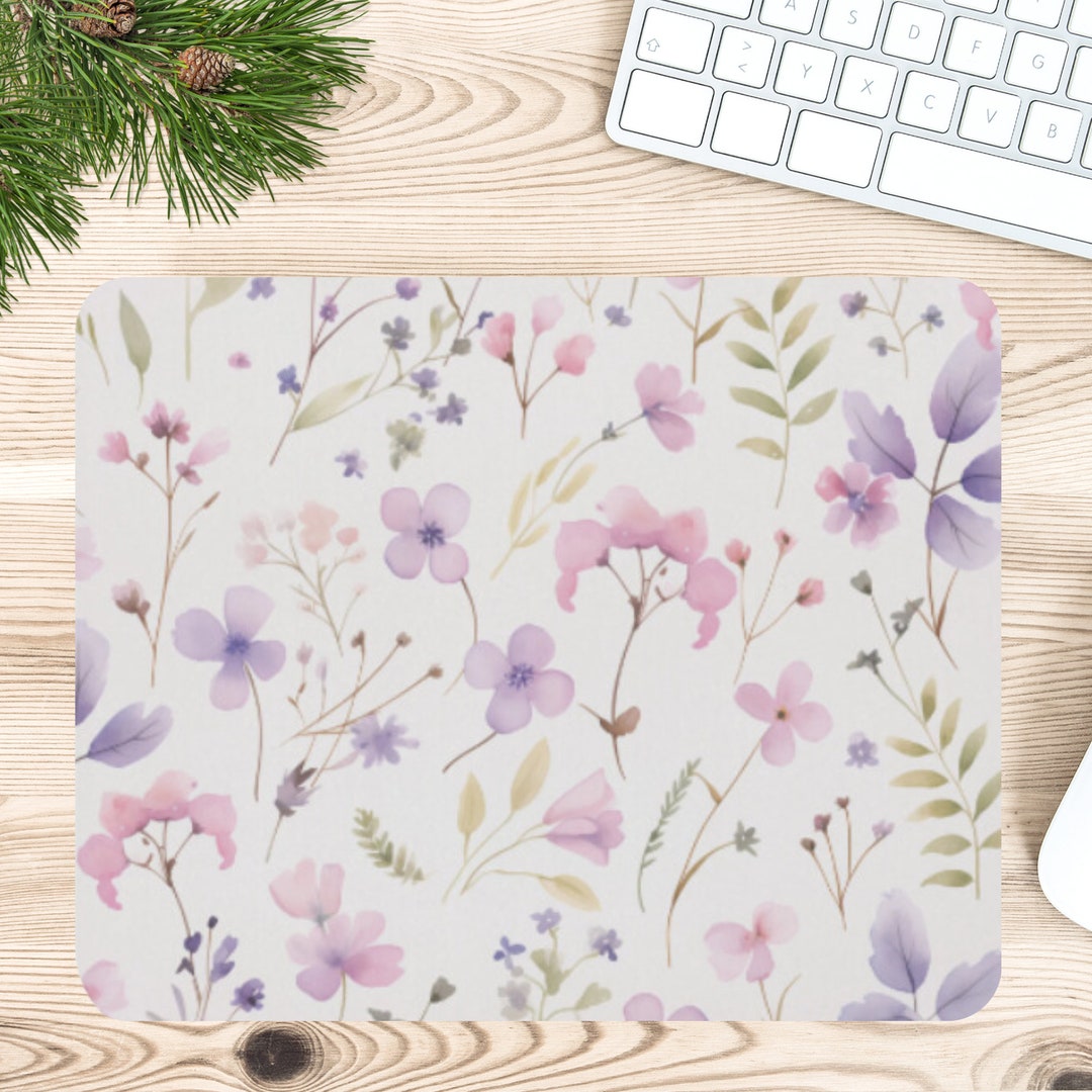 Cottage Core Computer Mouse Cottagecore Mouse Pad, Cottagecore Desk Decor, Floral Desk Mouse Pad 9 ...