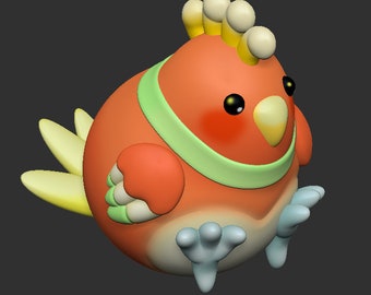 Fat Ho-Oh and Fat Lugia Figures