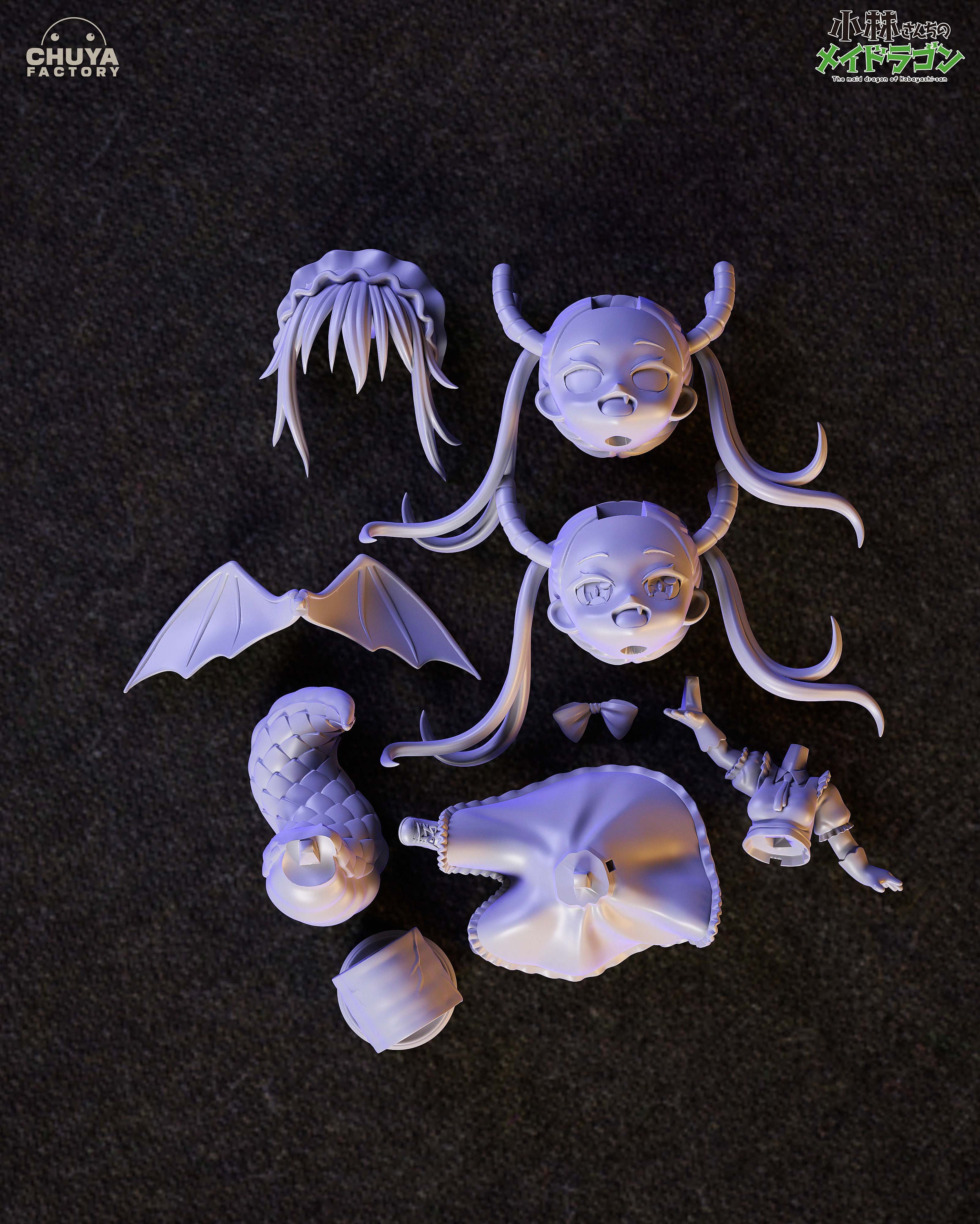 Tohru Chibi Garage Kit by Chuyafactory - Etsy