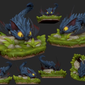 Nargacuga Chibi Garage Kit by Arkein