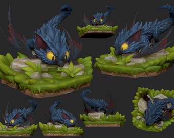 Nargacuga Chibi Garage Kit by Arkein