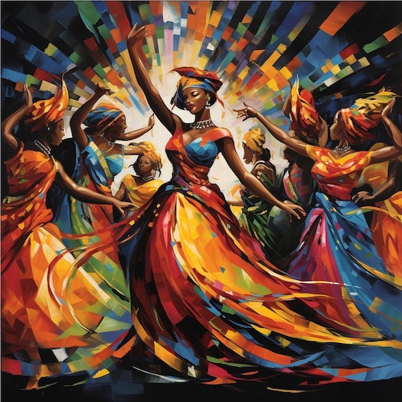 African Music and Dance Abstract Artwork - Etsy