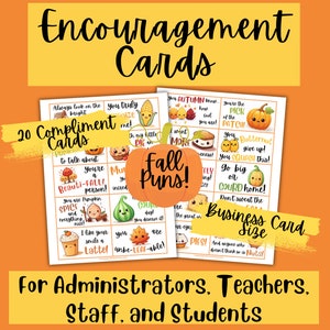 Jeux de mots d'automne, cartes de compliments, moral à l'école pour les administrateurs, les enseignants, les élèves, la motivation des enseignants, la motivation des élèves