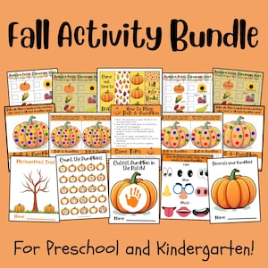 Fall Kindergarten Worksheets, Fun Fall Activities, Preschool Fall Printables, Autumn Worksheets, Fall Games