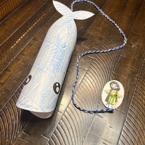 Whale Craft for Kids, perfect for Sunday School, Children's Church, Christian School, homeschool, or activity todo at home.