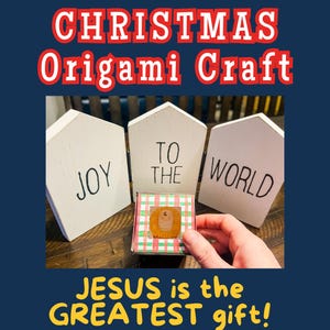 Birth of Jesus Craft for Kids, Christmas Craft for Sunday School, Bible Story, Nativity Story, Christmas Activities, Happy Birthday Jesus