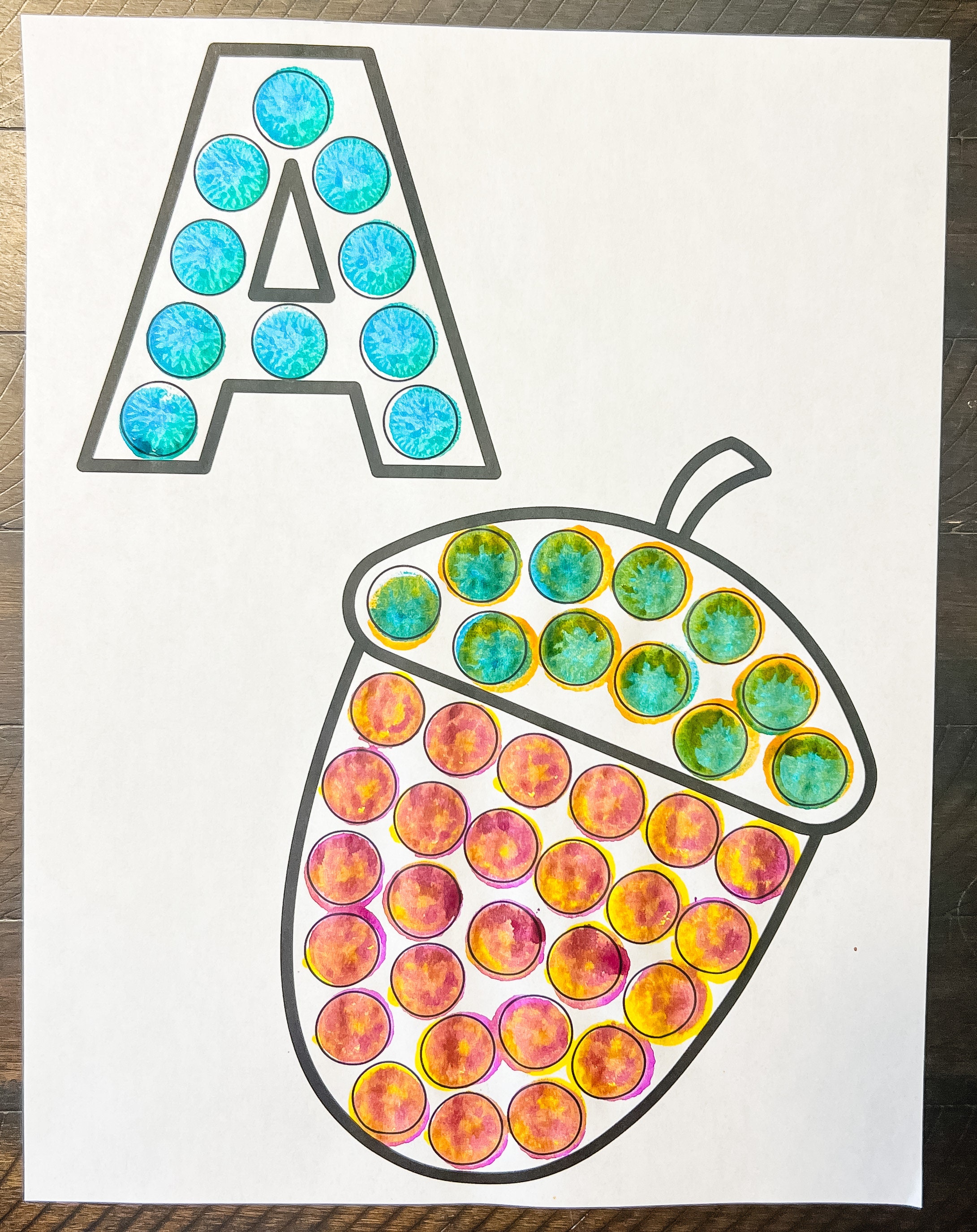 Preschool Fall Printables, Preschool Worksheets, Dot Marker Activity ...