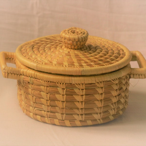 Multipurpose Handmade Round Roti/Bread/Naan Basket, Storage Box