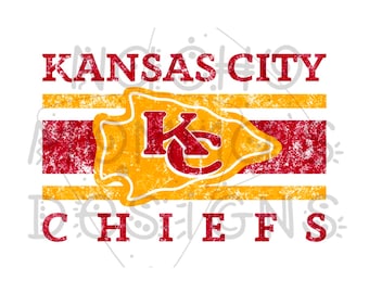 KC Chiefs Flag PNG JPG, Football Team Clipart, Printable High Quality Design, Instant Download, Sublimation, Game Day Sports Image