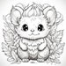 125 - Cute Coloring Pages - Unleash Your Inner Artist - 12 X 12 and 8.5