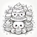125 - Cute Coloring Pages - Unleash Your Inner Artist - 12 X 12 and 8.5
