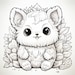 125 - Cute Coloring Pages - Unleash Your Inner Artist - 12 X 12 and 8.5
