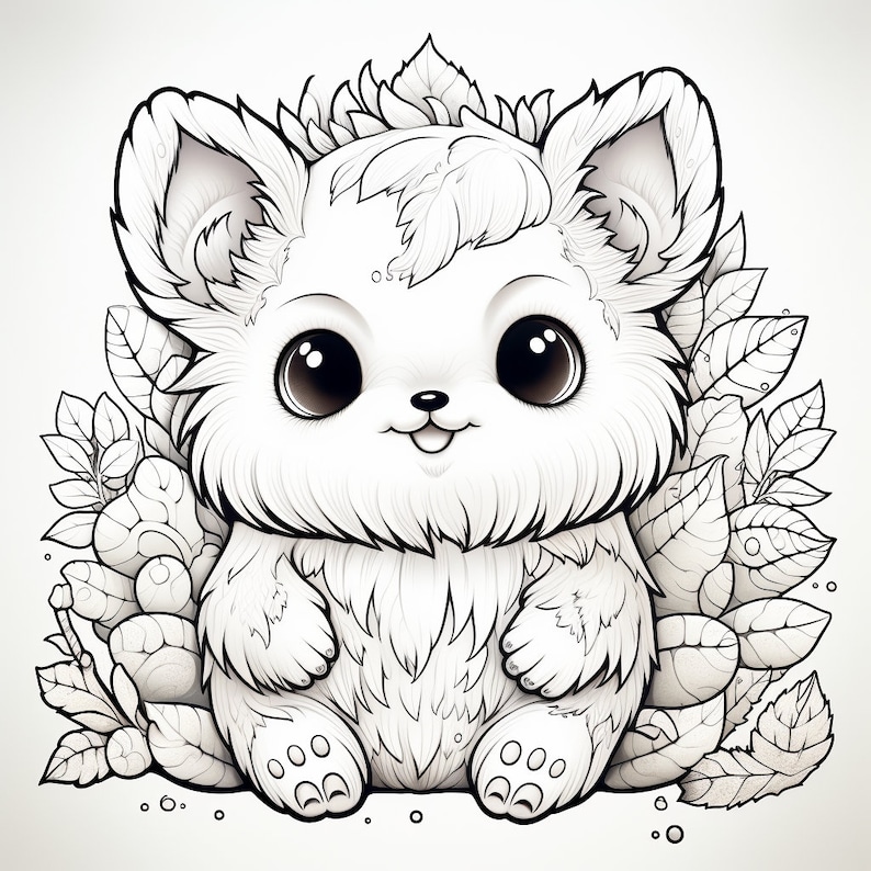 125 - Cute Coloring Pages - Unleash Your Inner Artist - 12 X 12 and 8.5
