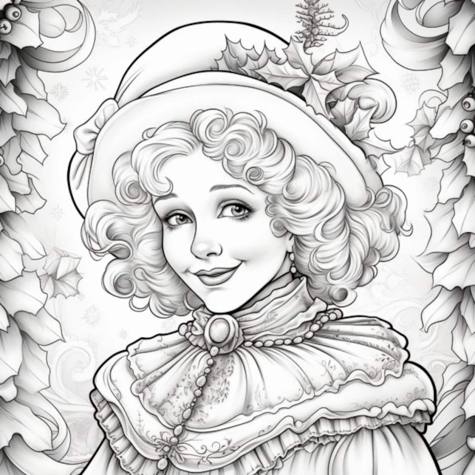 Santa and Mrs. C Coloring Pages 40 Coloring Pages Featuring Santa and