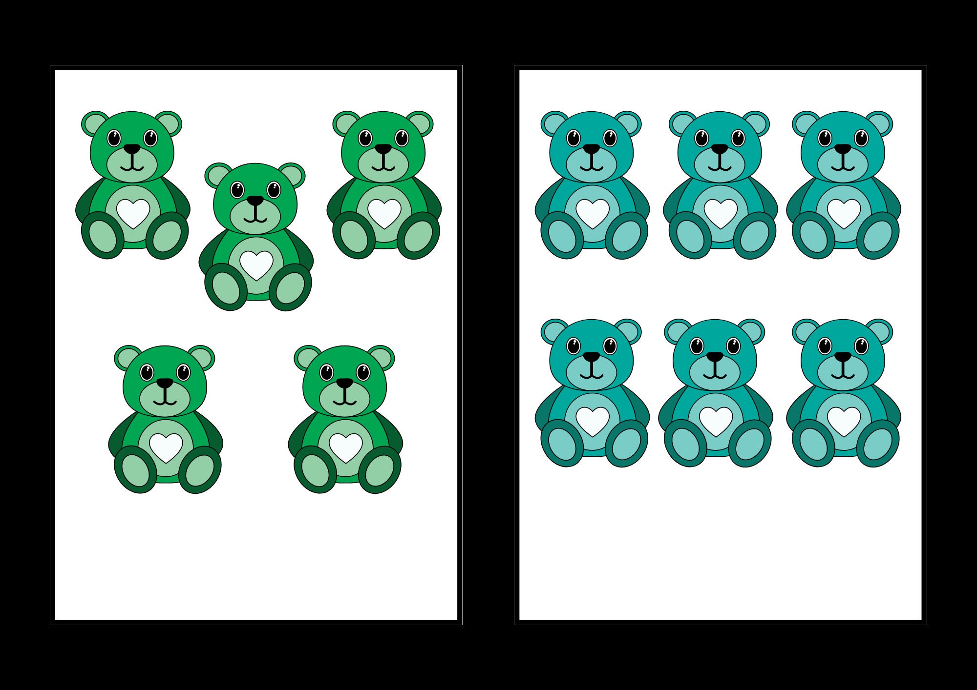 Printable Flashcards for Kids-numbers 1-10-flashcards for Kids-fun and ...