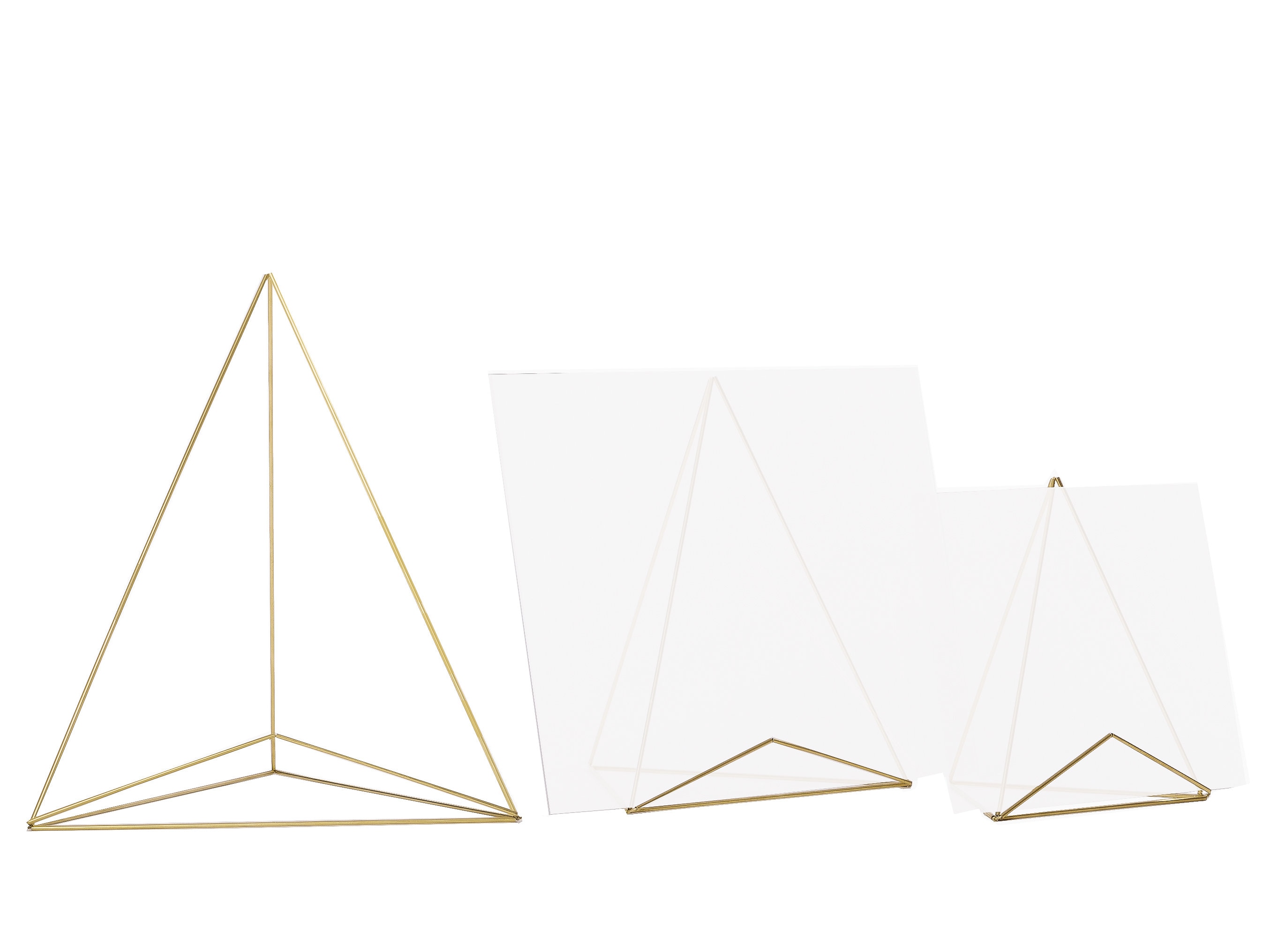 XL Mod Acrylic Sign Holders in Brass/gold - 3 Size Options - Xl, Xxl ...
