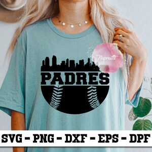 San Diego Padres SVG • MLB Baseball Team T-shirt Design SVG Cut Files Cricut