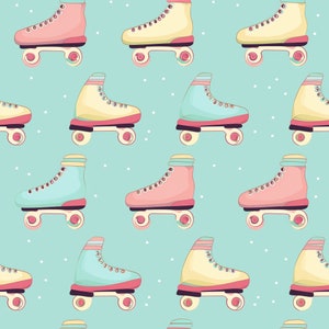 Roller Skates 1 Seamless Tile pattern