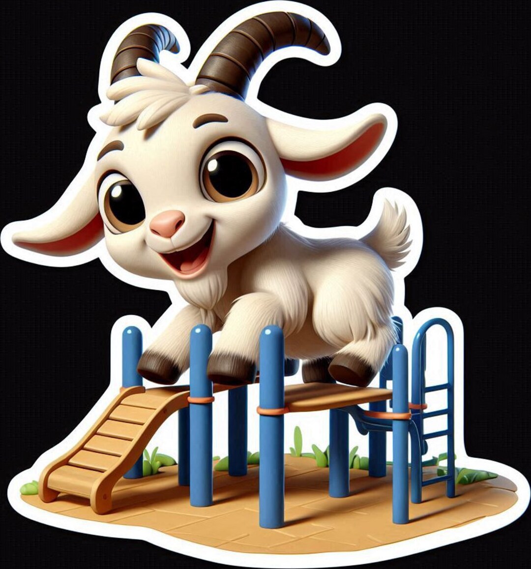 Goat Sticker, Waterproof Sticker, Vinyl Sticker - Etsy