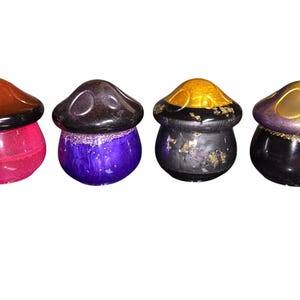 Resin Mushroom Jars/Containers