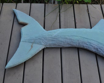 Cosplay Shark Tail, Blue and Silver