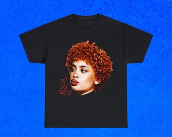 Ice Spice T-Shirt, Ice Spice Face Print, Ice Spice Autograph, Much T-Shirt, Funny T-Shirt, Stocking Stuffer, Hip Hop Gift, Rapper T-Shirt